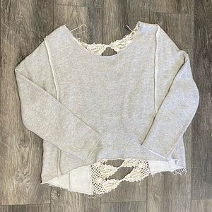 Free people open back top